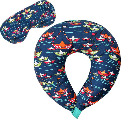 

Intelligent Idiots pop-boats Printed Neck Pillow & Eye Shade(Multicolor)