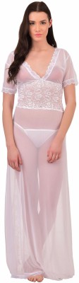 N-gal Women Nighty(White)