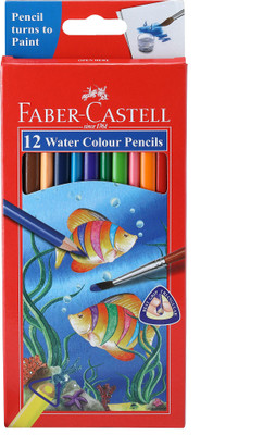 

Faber-Castell 12water colour pencils Pencil(Assorted)