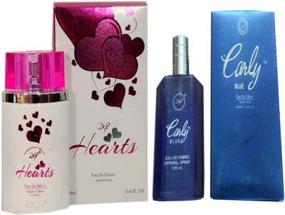 

dsp HEARTS PINK PERFUME 100 ML + EARLY BLUE PERFUME 100 ML Eau de Parfum - 200 ml(For Men & Women)