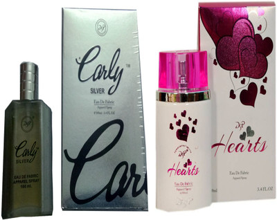 

dsp HEARTS PINK PERFUME 100 ML + EARLY SILVER PERFUME 100 ML Eau de Parfum - 100 ml(For Men & Women)