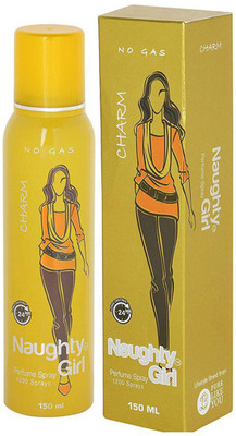 

Naughty Girl Charm Perfume Spray (No Gas) Perfume - 150 ml(For Women)