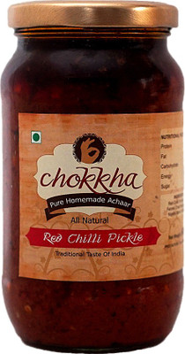 

chokkha Red Red Chilli Pickle(400 g)