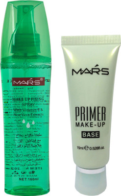 

Mars Long Lasting Alovera Makeup Fixer and Makeup Primer - 175 ml(Transparent)