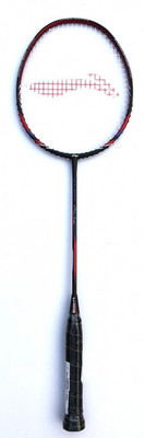 

Li-Ning Chen Long Series CL 100 High-Tension Graphite Black, Red Strung Badminton Racquet(S2, 85 g)