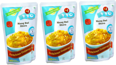 

VVO Ready to eat Freeze Dried Mung Dal Shiro (Pack of 3) 165 g