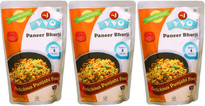 

VVO Ready to eat Freeze Dried Punjabi Paneer Bhurji (Pack of 3) 165 g