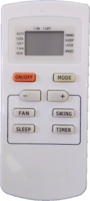 

LipiWorld 189 AC Remote Compatible for Bluestar/GREE AC Remote Controller(White)