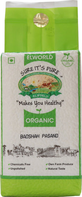 

ELWORLD Organic Badshah Pasand Basmati Rice (Medium Grain)(1)
