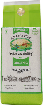 

ELWORLD Organic Sona Masoori Rice (Medium Grain)(1)