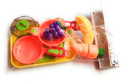 

SS Traders -Cute Multicolor kitchen set with fruits and vegetables for kids,good gift item