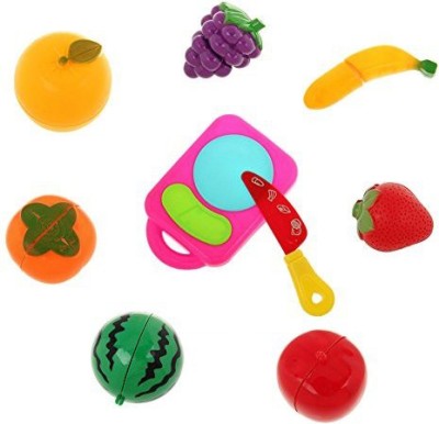 Unbranded Kitchen Fruit Vegetable Food Children Kid Educational Toy Cutting Set Pretend Role Play