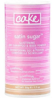 

Cake Beauty Satin Sugar Glistening Dry Shampoo And Body Powder For All Hues(50.28 ml)