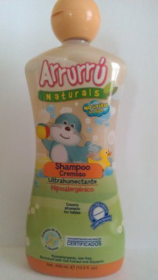 

Arrurru Naturals Creamy Shampoo For Babies Shampoo Cremoso Ultrahumectante Hipoalergenico(399.25 ml)