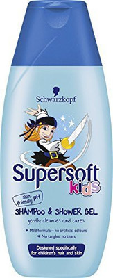

Generic Schwarzkopf Supersoft Kids Boys Shampoo And Shower Gel(250 ml)