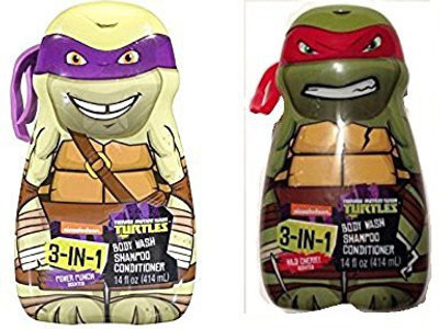 

Nickelodeon Teenage Mutant Ninja TurtlesInBody Wash Shampoo Conditioner Donatello And Raphael(414 ml)
