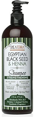 Shea Terra Egyptian Black Seed & Henna Natural Shampoo Strengthening(473.18 ml)