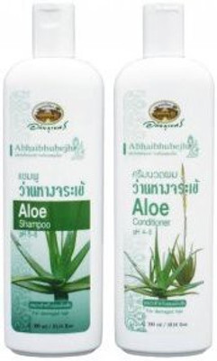 

Abhaibhubejhr Aloe ShampooAloe ConditionerFor Damaged Hair(300 ml)
