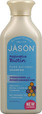 

Jason Natural Pure Natural Shampoo Restorative Biotin(473 ml)