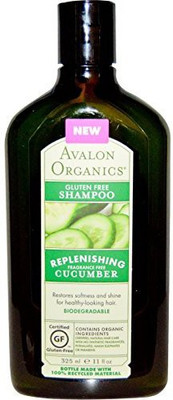 

Avalon Organics Gluten Free Shampoo Replenishing Cucumber Fragrance Free(325.31 ml)