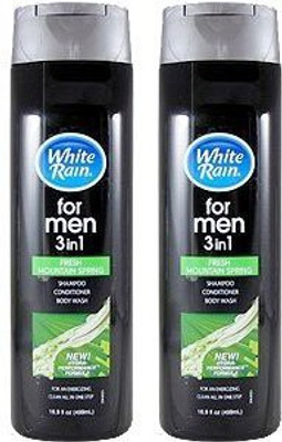 White Rain In For Men Fresh Mountain Spring(443.61 ml)