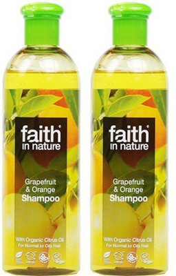 

Faith In Nature Grapefruit & Orange Shampoo Bundle(400 ml)