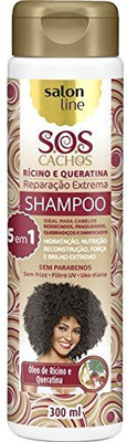 

Salon Line Linha Tratamento Shampoo Ricino E QueratinaReparacao ExtremaEm(300 ml)