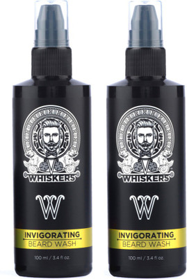 

Whiskers Invigorating Beard Wash ( Pack of 2 )(100 ml)