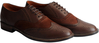 

FAUSTO Corporate Brogue For Men(Brown