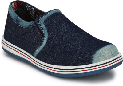 

John Karsun Slip On Sneakers For Men(Blue