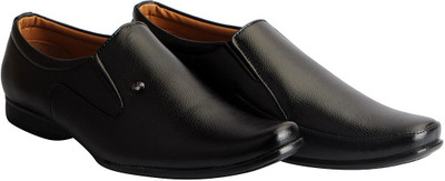 

FAUSTO Corporate Slip On For Men(Black