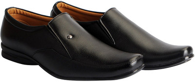 

FAUSTO Corporate Slip On For Men(Black