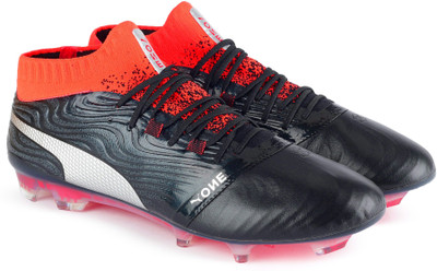 

Puma ONE 18.1 FG Football Shoes For Men(Black, Puma black-puma silver-red blast
