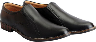

FAUSTO Corporate Slip On For Men(Black