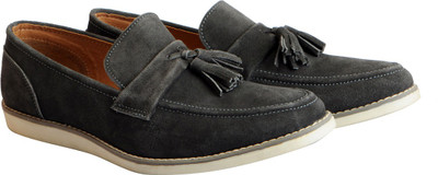 

FAUSTO Suede Leather Loafers For Men(Grey