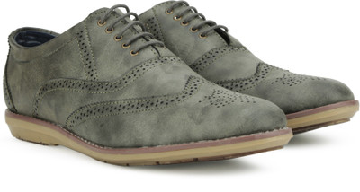 

Indigo Nation Corporate Casuals For Men(Olive, Grey