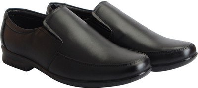 

FAUSTO Corporate Slip On For Men(Black