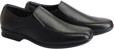 

FAUSTO Corporate Slip On For Men(Black