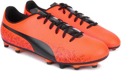 

Puma Truora FG Football Shoes For Men(Orange, Shocking orange-puma black-cor