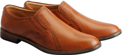 

FAUSTO Corporate Slip On For Men(Tan