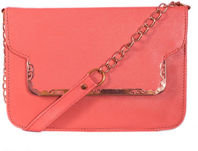 

Future World Women Pink PU Sling Bag