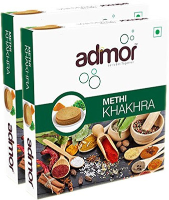 

admor Methi Khakhra, 400 Grams (Pack of 2)(400 g, Pack of 2)