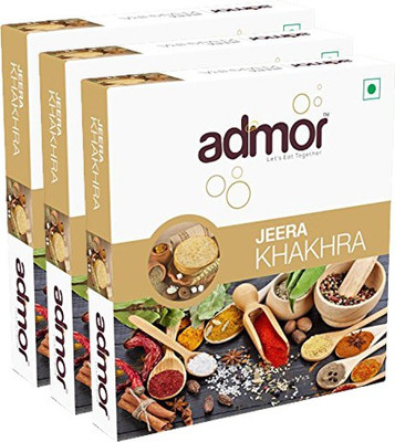 

admor Jeera Khakhra, 600 Grams (Pack of 3)(600 g, Pack of 3)