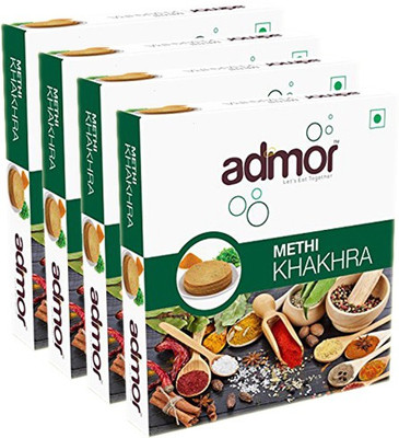 

admor Methi Khakhra, 800 Grams (Pack of 4)(800 g, Pack of 4)
