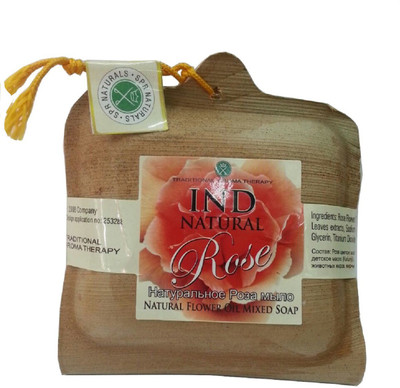 

IND Natural Rose Flower oil mixed natural soap(300 g, Pack of 3)