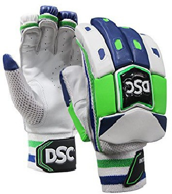 DSC batting gloves rh Batting Gloves (Boys, White, Green, Blue), Blue;green;white