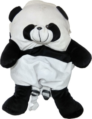

RG TRADERS PANDA BAG - 15 cm(Black, White)