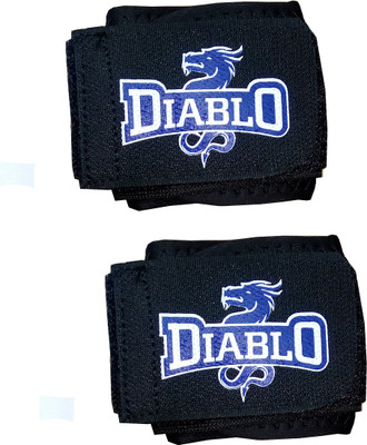 Diablo Weight Lifting Support Wrist Support(Black, Blue, Blue;black