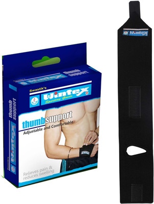 

Wintex High Quality Adjustable and Comfortable Thumb Support(Black