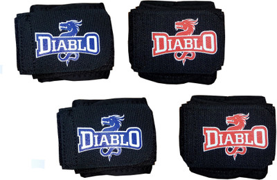 

Diablo Weight Lifting Support Red Blue Pack Of 4 Wrist Support(Multicolor